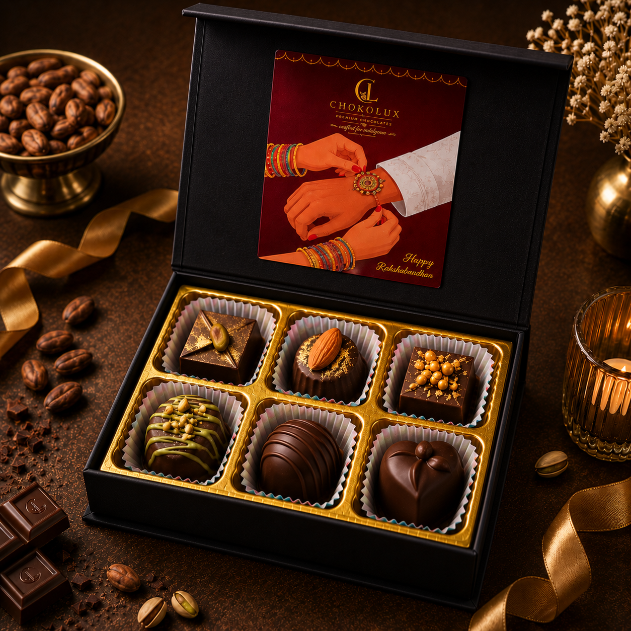 ChokoLux Biscoff Chocolate Gift Box – Premium Gift Bites